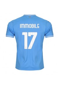 Fotbalové Dres Lazio Ciro Immobile #17 Domácí Oblečení 2023-24 Krátký Rukáv
